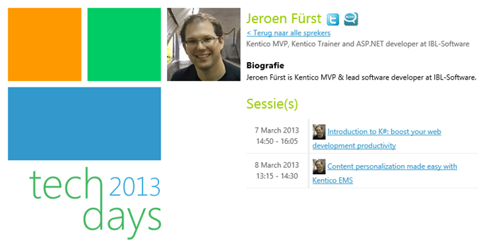 techdays.PNG TechDays 2013 session overview