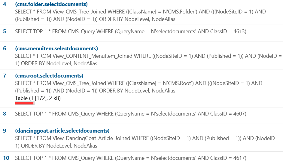 Multiple queries