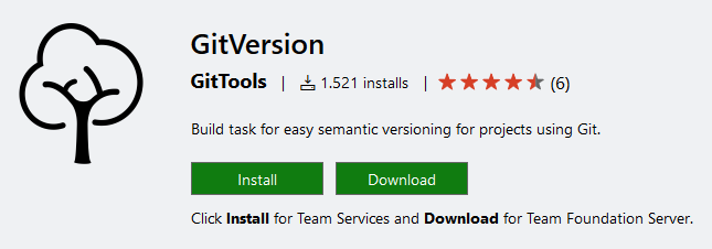 GitVersion from the Visual Studio Marketplace