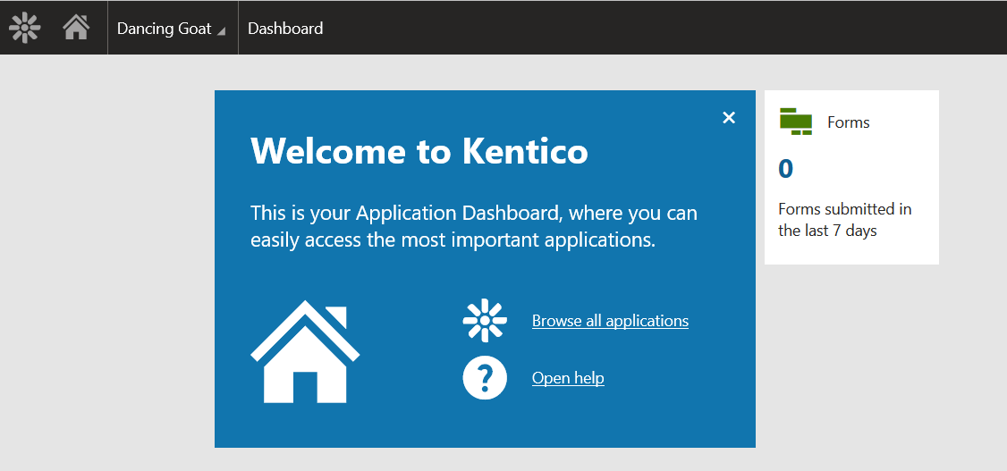 Updated dashboard